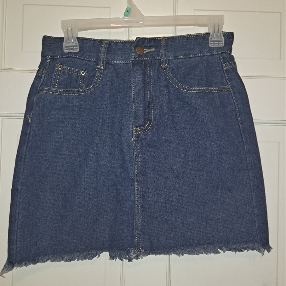 Denim blue jean skirt casual summer travel party sexy formal sport holiday work